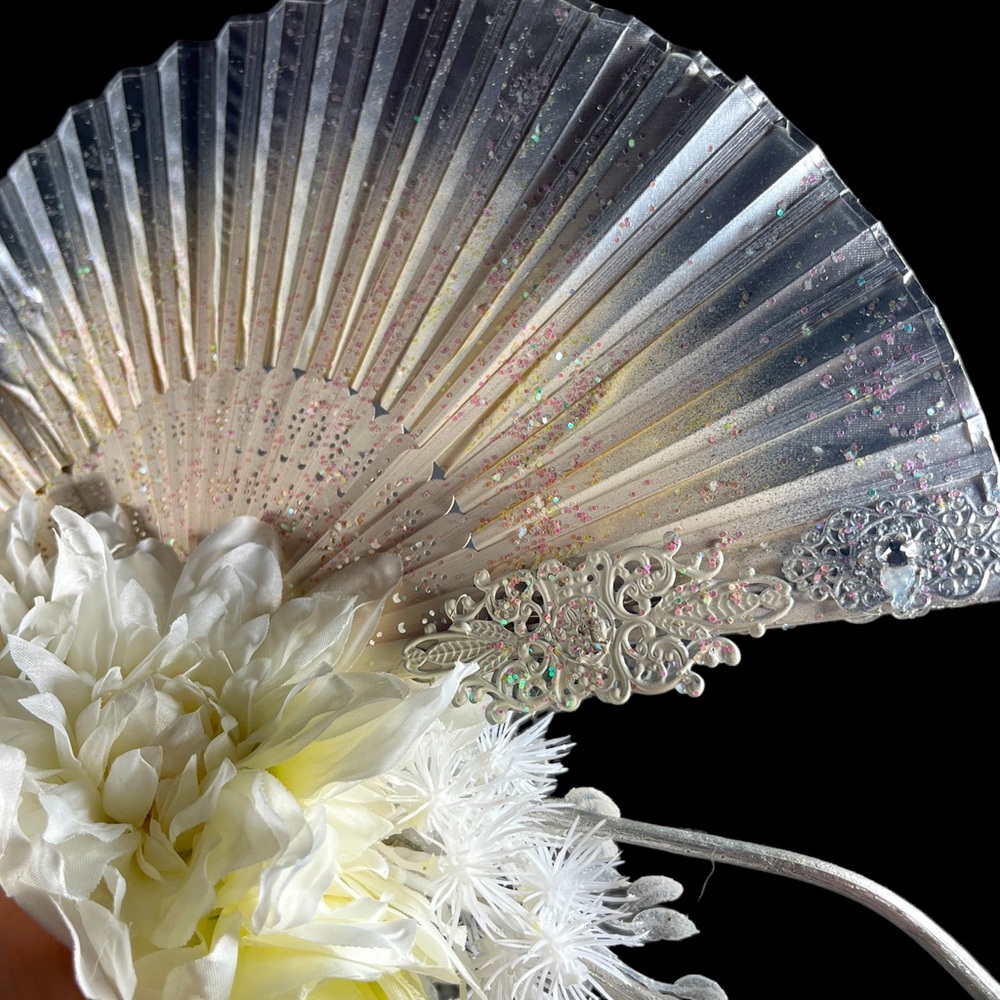 [ETSY HANDMADE] SNOW GEISHA FAIRY HEADPIECE